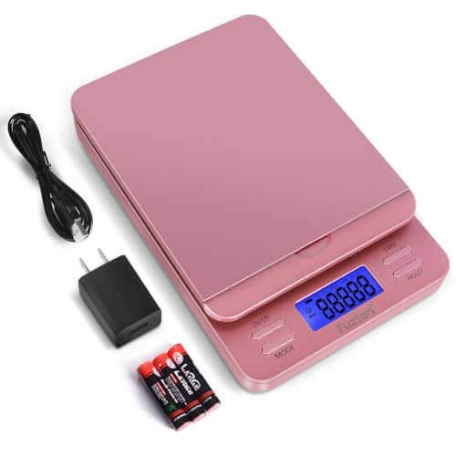 Fuzion Rose Gold Digital Shipping Scale 86lb/39kg Precise Postal Weighing