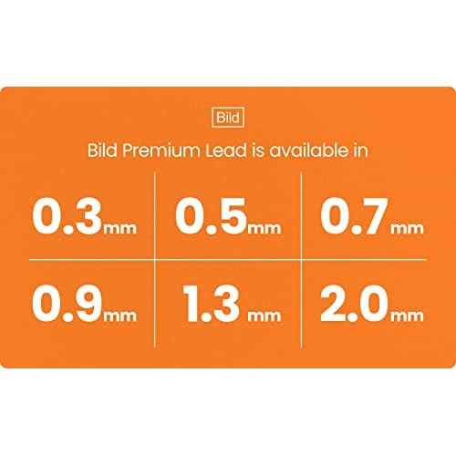Bild Premium 1250 Leads of 0.3 mm HB Mechanical Pencil Lead Refills (HB Mega, 0.3 mm)