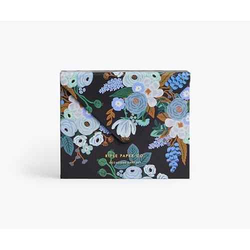 RIFLE PAPER CO. Timeless Congrats Greeting Card Boxed Set of 15, 6" L ¡¿ 2" W Blank Interior Lets Your Thoughtful Handwritten Note Take Center Stage - Artisanally Crafted in the USA