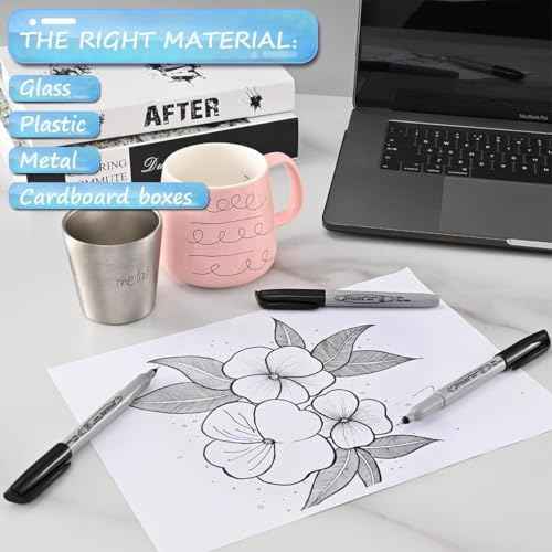 Permanent Markers, Ultra Fine Point,Black,100 Count, 0.4mm, Fine tippermanent marker set, quick dry,waterproof, fading resists, durable,marks on paper, glass, ceramic, plasticwood, rock, metal