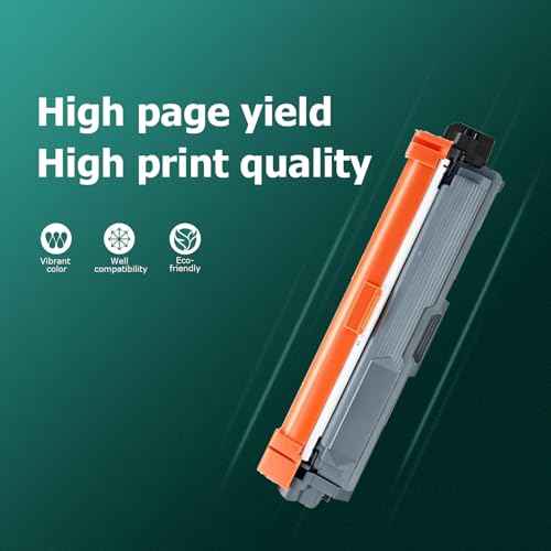 Remanufactured TN221 TN225 Toner Cartridge Replacement for Brother TN-221 TN-225 for DCP-9020CDN HL-3140CW HL-3170CDW HL-3180CDW MFC-9130CW MFC-9330CDW MFC-9340CDW (4-Pack)