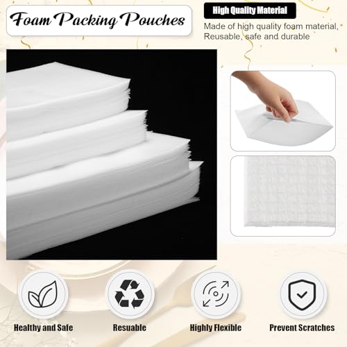 Frienda 240 Pcs Dish Packing Supplies for Moving 60 Foam Sheets 180