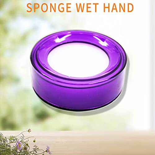Office Finger Wet Sponge Cup for Currency Counting - Reusable & Hygienic