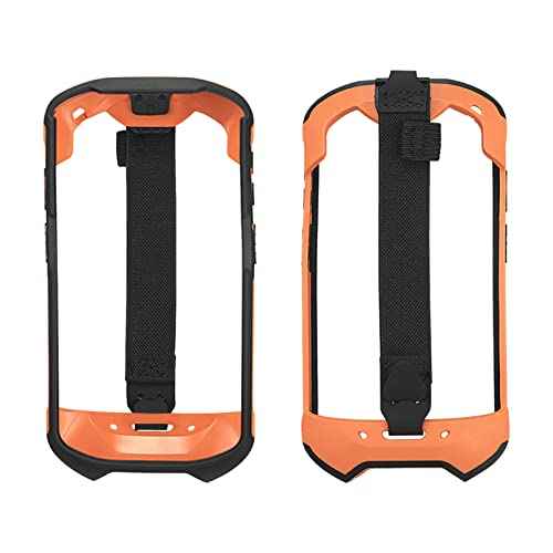 LANADO Protective Case Cover with Handstrap Rugged Boot Carrying Case for Zebra TC51 TC510K TC52 TC56 TC57 Rugged Bumper Case Armor Designed for Zebra Protection Tough Shock Proof,Orange