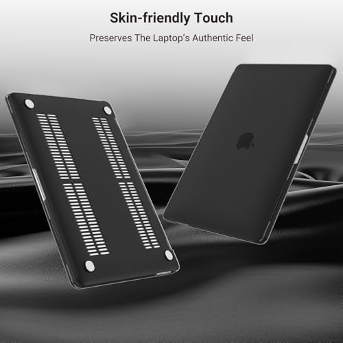 MOSISO Black Compatible with MacBook Pro 13 Inch Case M2 M1 2016-2026