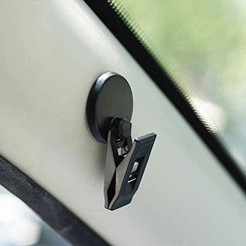 2Pcs Car Note Pad Holder, Windscreen Clip for Tickets & Cards, Self-Adhesive