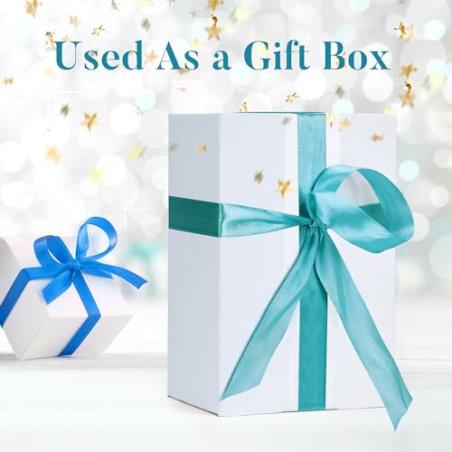 SPEPLA 6x6x6 Inches Small Shipping Boxes Set of 6 - White Corrugated Cardboard