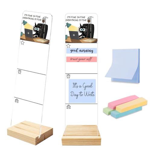 It's Fine I'm Fine Everything is Fine Cat Memo Board - Itfine Office Decor
