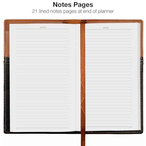 2026 Pocket Planner/Pocket Calendar and Pen, 3.5"x6": Includes 14 Months (November 2025 - December 2026) / 2026 Weekly Planner/Weekly Agenda/Monthly Calendar Organizer (Brown/Black)