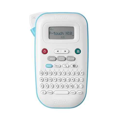 Brother P-Touch PT-N10 Personal Handheld Label Maker, Portable and Prints, P-Touch Btag ~¨ö¡± (12mm) Wide Color Personalized Label Tapes,