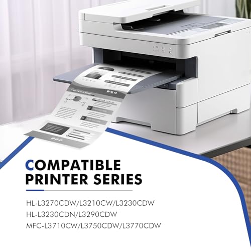 TN227BK TN-227BK TN227 Black MFC-L3770CDW Toner Cartridge Replacement for Brother TN227 TN227BK TN-223BK TN223BK for MFC-L3770CDW HL-L3290CDW HL-L3230CDW MFC-L3750CDW L3710CW L3210CW Printer (2 Pack)
