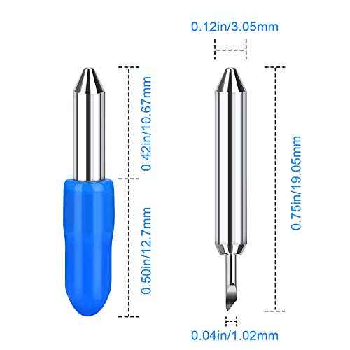 5pcs Replacement Cutting Blades for Joy Machine and Joy Xtra Smart Cutting Machine Blades, Cutting Blades,Cut Vinyl Fabric Carbide Standard Blades