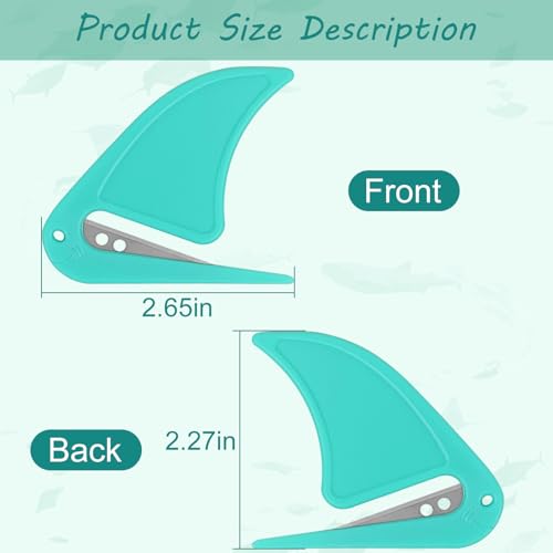 ZUFECY 4pc Letter Opener, Paper Cutter with Blade, Knives Box Cutter Suitable for Envelope, Mail Opener