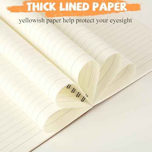 MIVIDE 24 Pack A5 Bulk Spiral Notebooks with Kraft Cover, 8.3 x 5.8 Inch 60 Pages Hardcover Spiral Lined Notebook Journal, Lined Travel Bulk Writing Paper Notebook for School Business Office Supplies