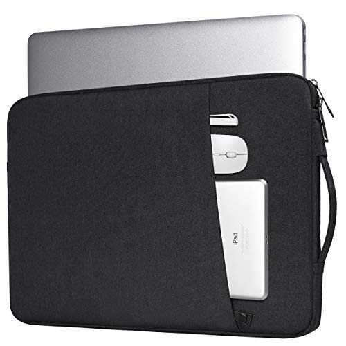 iKammo 14 Inch Waterproof Laptop Sleeve Case for Dell, HP, Lenovo, ASUS, Chromebook - Black