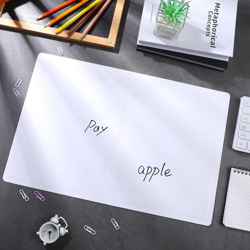 12 Pcs Folding Magnetic Dry Erase Activity Boards Foldable Magnetic Board Dry Erase Learning Project Scrum Folding Whiteboard for Students School Classroom
