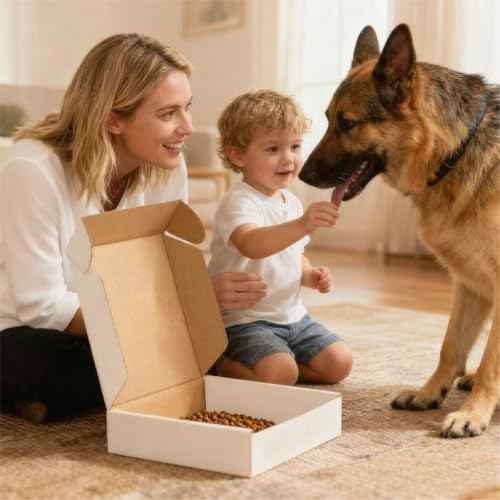 Corrugated Mailer, Pack of 50, Small Shipping Box, White box (5X5X2)