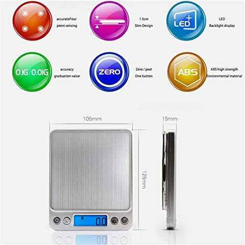 TXY LCD Portable Mini Electronic Digital Scales 3000g/0.1g Pocket Case Postal Kitchen Jewelry Weight Balance Scale