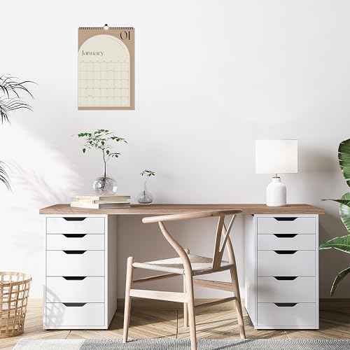 Aesthetic 2025-2026 Wall Calendar - Runs from June 2025 Until December 2026 - The Perfect Wall Hanging Calendar Planner for Easy Organizing