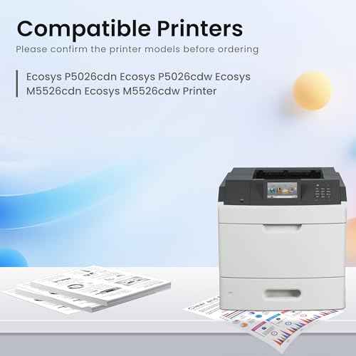 GREENBOX Compatible Toner Cartridge Replacement for TK-5242 TK-5242K TK-5242C TK-5242M TK-5242Y for Ecosys M5526cdw P5026cdw P5026cdn M5526cdn Printer (1 Black 1 Cyan 1 Magenta 1 Yellow)