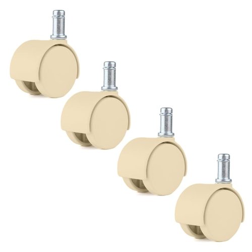 Chromcraft Almond Casters Set of 4 OEM