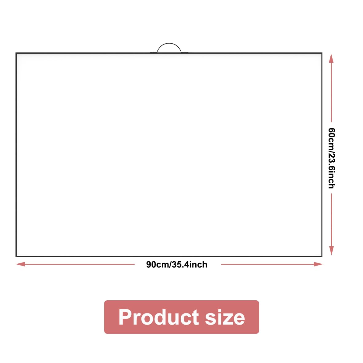 Dry Erase White Board for Wall,Large Magnetic Whiteboard, White Board for Office/Home/Kitchen/School, Aluminum Frame 23.6" X 35.4"