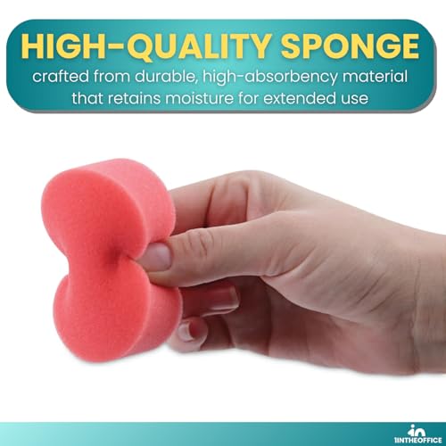 1InTheOffice Refillable Envelope Moistener - 2 Pack, Finger Tip Paper Wetting Tool