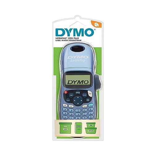 DYMO Label Maker LetraTag 100H Handheld Label Maker, Easy-to-Use, 13 Character LCD Screen, Great for Home & Office Organization