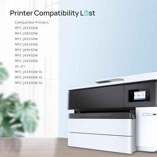 LC406XL Ink Cartridges for Brother LC406XL LC406XL Ink Brother MFC-J4535DW, MFC-J4335DW, MFC-J5855DW, MFC-J6555DW, MFC-J6955DW Printers, 4 Pack (LC406XL)