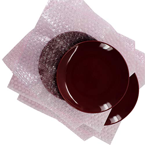 Pink 100ft Anti-Static Bubble Wrap Cushioning Wrap for Moving & Shipping