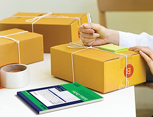 Better Office 6-Pack 2-Part Carbonless Order Book 5-7/16 x 8-7/16 / 50 Sets per Copy