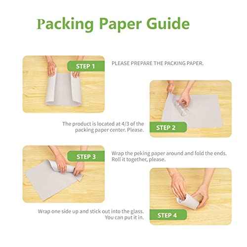Large Packing Paper Sheets for Moving 31" x 21.5" Packaging Newsprint Paper 50 Pack Packing Paper for Wrapping Fragiles,Box Fillers for Moving Supplies 2.1Lbs