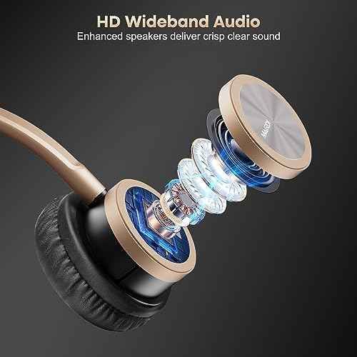 MAIRDI Telephone Headset with RJ9 & 3.5mm Jack for Office Landline Deskphone Cell Phone PC Laptop, Call Center Phone Headset with Microphone, Works for Cisco 7941 7965 6941 7861 8961