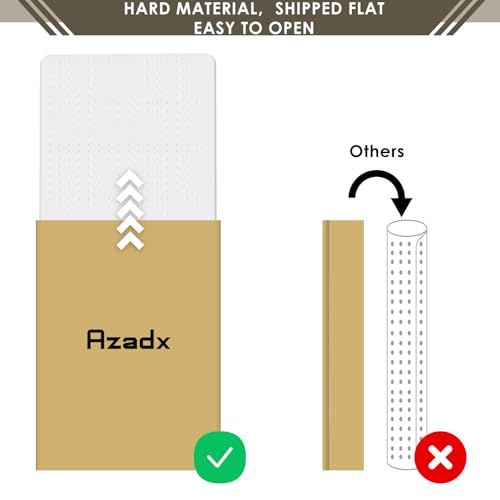 Azadx Heavy Duty Office Chair Mat for Carpet - 32" x 55" Hard Material Slip Resistant Floor Mat for Home Office Easy Glide