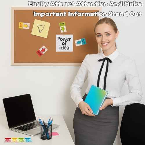 500pcs Sign Here Stickers & Tabs ? Initial Here, Sign & Date, Notarize Flags ? Sticky Post-It Flags for Documents, Book Annotation, Office Filing, Notary Supplies