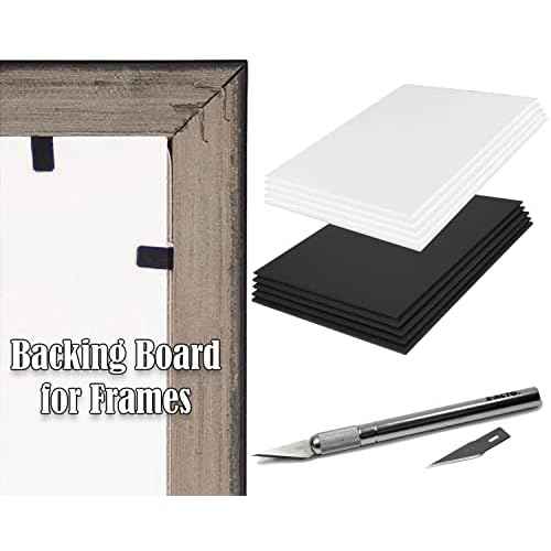 Foam Board 18x24 10PK Foam Core Boards 3/16 Thick Foam Poster Board White Foamboard 18x24 Large Acid Free Foamcore Sheets, Polystyrene Rigid Foamboard Large Foamcore Backing for Backdrop, Display
