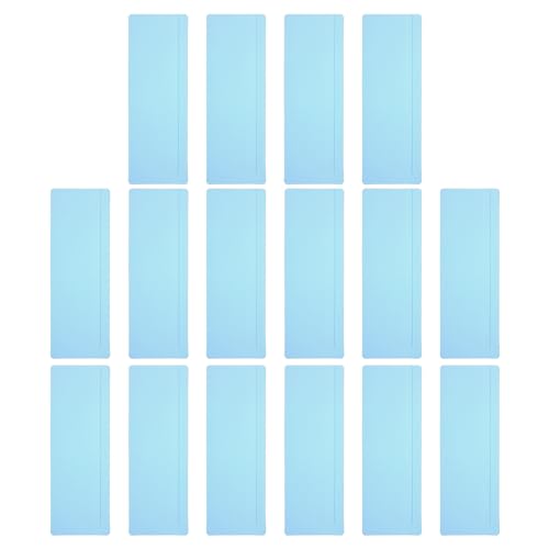 PATIKIL Sky Blue Guided Reading Strips 16pcs Visual Stress-Reducing Bookmarks