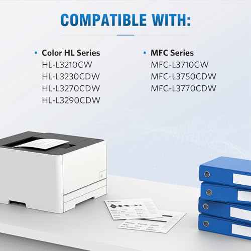 TN227 Toner Cartridge Replacement for Brother MFC L3710CW L3750CDW L3770CDW HL L3210CW L3230CDW L3270CDW L3290CDW 4 Color Packs