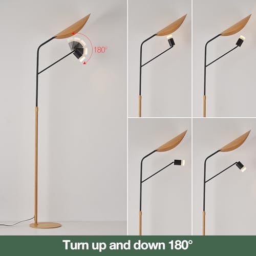 Floor Lamp for Living Room, LED Modern Simple Standing lamp, 63.5-66.5 inches Free Height, Warm Light, Minimalist high lamp, Suitable for Bedroom, Living Room, Office, Children's Room.