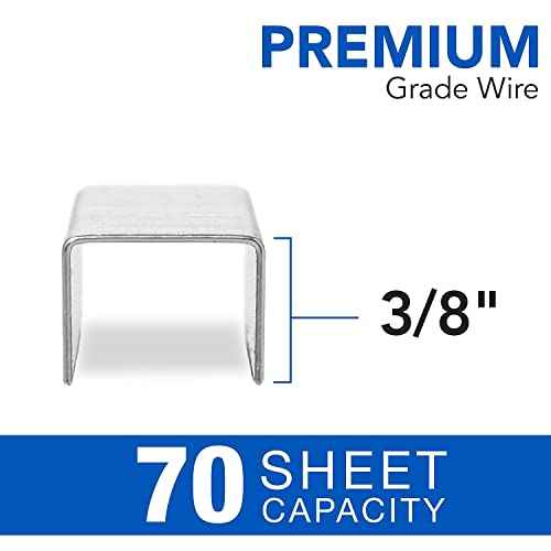 Swingline Staples, Premium High Capacity for Desktop Staplers, 3/8" Length, 125/Strip, 2500/Box, Jam Free, Optima (35550)