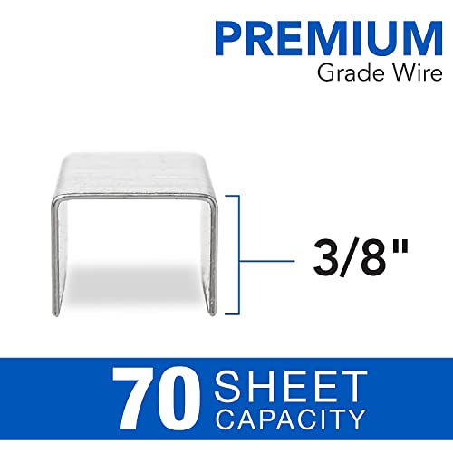 Swingline High Capacity Staples 3/8" Length, 125/Strip, 2500/Box, Jam-Free, Optima