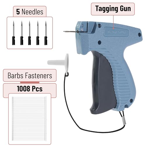 Mr. Pen Tagging Gun with 1008 Barbs & 5 Needles – Blue & Black, 1 Pack