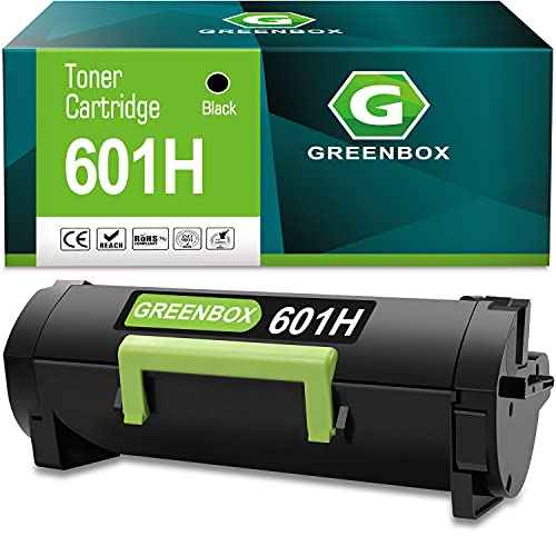 GREENBOX Remanufactured 601H High-Yield Toner Cartridge Replacement for 60F1H00 601H for MX310 MX310dn MX410 MX410de MX510 MX511 MX511de MX610 MX611 Printer (10,000 Pages, 1 Pack Black)