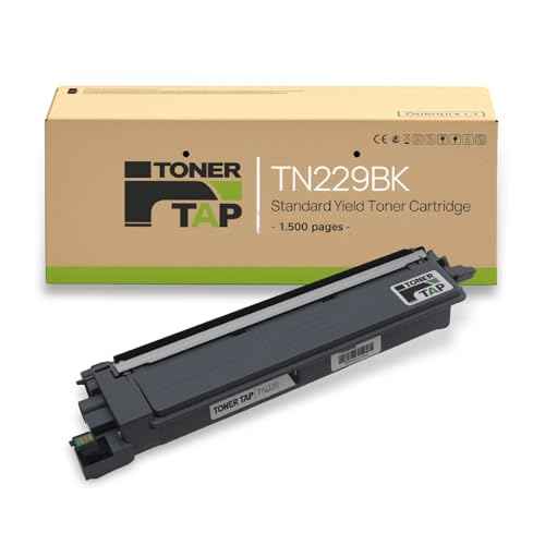 TonerTap Compatible Toner Cartridge for Brother TN229, Non-OEM TN229 Black Toner Replacement for Brother HL-L3280CDW MFC-L3780CDW, Standard Yield 1,500 Pages
