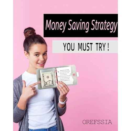 Mini Money Saving Binder, Save $1000 Envelopes Money Saving Challenge Book, Portable (Pink, 1)