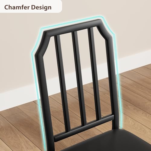 IDEALHOUSE Dining Table Set for 2 – Farmhouse Kitchen Table with 2 Chairs
