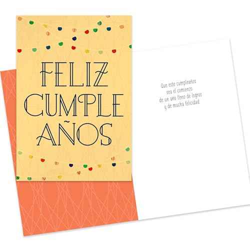 Hallmark Business Bulk 25 Pack Assorted Spanish Birthday Cards for Employees & Customers (Feliz Cumplea?os), 5 x 7 Cards, Message Inside, Envelopes Included