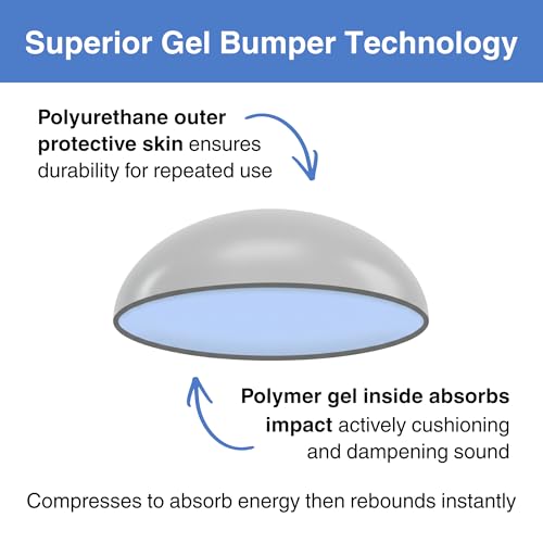 HushBumps Gel Door Bumpers 30 pcs for Interior Doors Noise Reduction
