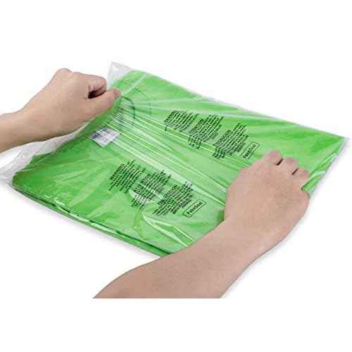 Clear 11x14 Self Seal Poly Bags, Suffocation Warning (200 Count)