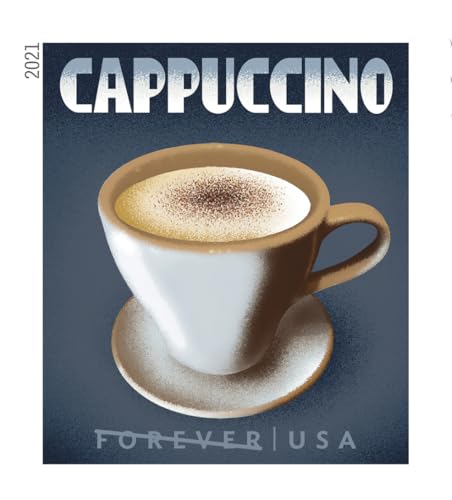 United States Postal Service Espresso Drinks Postage Stamp Booklet of 20 - Forever Collectible